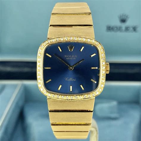 rolex cellini blue diamonds|Rolex cellini discontinued models.